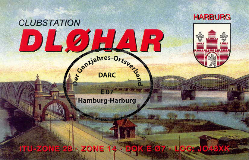 QSL-Karte OV E07 Hamburg_Harburg